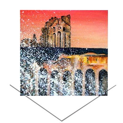 Tynemouth Priory Greeting Card